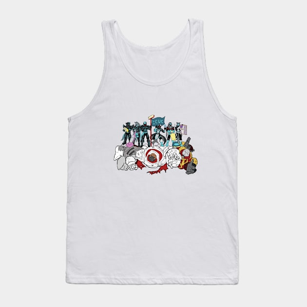 Interglactic Clean Up Crew Tank Top by SuperCes